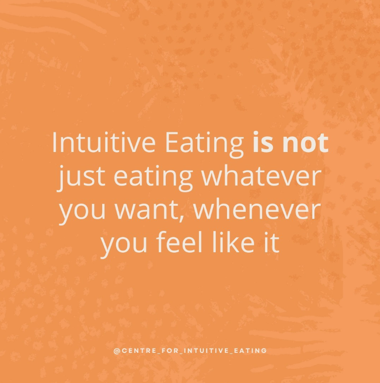 Intuitive Eating is not 